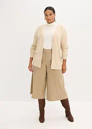 Bermuda lunghi con motivo spigato in simil lana, bonprix