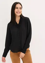 Camicetta di chiffon con ruches, bonprix