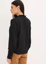 Camicetta di chiffon con ruches, bonprix