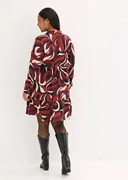Abito tunica in satin fluente, bonprix