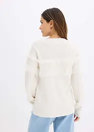 Maglione con volant, bonprix