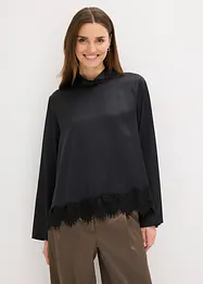 Blusa in satin fluente, bonprix