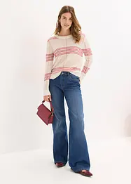 Maglione largo con lana e alpaca, bonprix