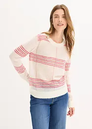 Maglione largo con lana e alpaca, bonprix