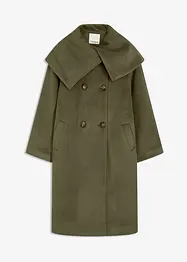 Cappotto a collo ampio in simil lana, bonprix