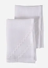 Tovaglioli di stoffa con bordino decorativo (pacco da 2), bonprix