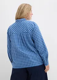 Camicia a quadri in puro cotone, bonprix