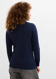 Maglione a collo alto in filato fine, bonprix