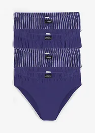 Slip alto con cotone (pacco da 4), bonprix