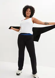 Pantaloni sportivi in cotone, svasati, bonprix