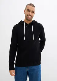 Maglione con cappuccio, bonprix