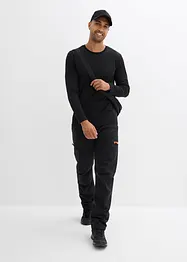 Pantaloni funzionali termici impermeabili loose fit, straight, bonprix