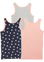 Canottiera con morbido cotone biologico (pacco da 3), bonprix