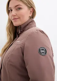 Giubbotto outdoor con pelliccia sintetica, impermeabile, bonprix