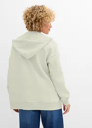 Felpa con zip e cappuccio, bonprix