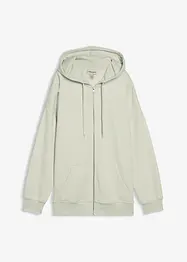 Felpa con zip e cappuccio, bonprix