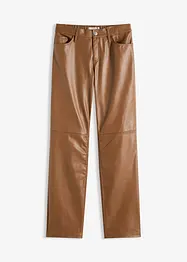 Pantaloni in similpelle con cinta comoda, bonprix