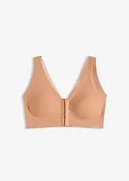Reggiseno imbottito laser cut senza ferretto con chiusura anteriore Feel Comfort, bonprix