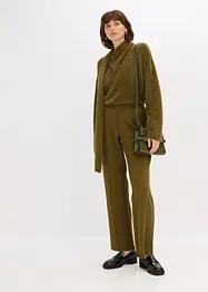 Pantaloni in felpa con viscosa, bonprix