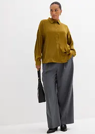 Camicia in satin fluente, bonprix