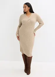 Abito in maglia misto lana, bonprix