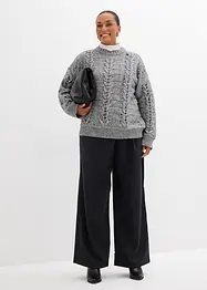 Pantaloni larghi in misto viscosa, bonprix