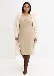 Abito in maglia misto lana, bonprix