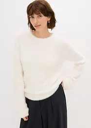Maglione effetto peluche, bonprix