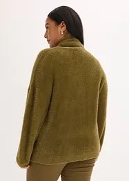 Maglione oversize con sciarpa, bonprix