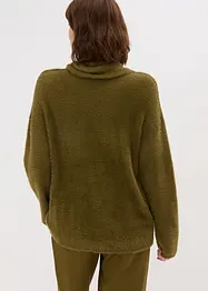 Maglione oversize con sciarpa, bonprix