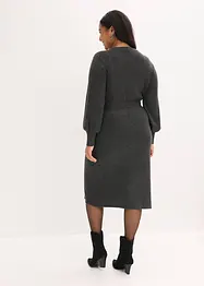 Abito in maglia a coste di misto viscosa fluente, bonprix