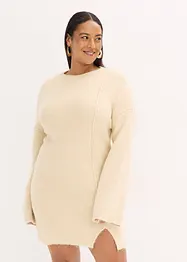 Abito corto in maglia misto lana, bonprix