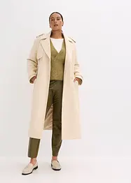 Pantaloni in similpelle di misto punto di Roma, bonprix