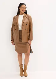 Blazer oversize in similpelle, bonprix