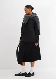 Gonna midi in misto viscosa, bonprix