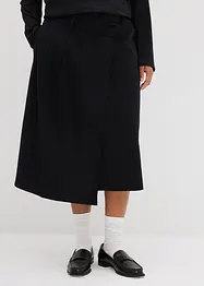 Gonna midi in misto viscosa, bonprix