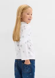Maglia a maniche lunghe in misto cotone biologico elasticizzato (pacco da 2), bonprix