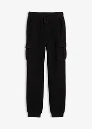 Pantaloni cargo in pile, regular fit, bonprix