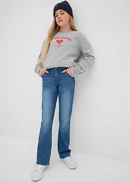 Jeans bootcut, vita bassa, bonprix