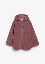 Giacca in pile teddy con spacchi laterali, bonprix