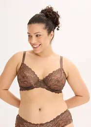Reggiseno con ferretto in pizzo bicolore, bonprix