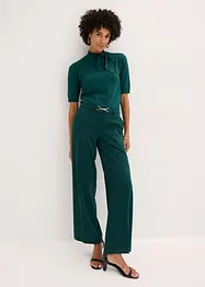 Pantaloni larghi con cintura decorativa, bonprix