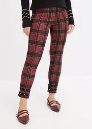 Jeggings con borchie dorate, bonprix