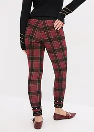 Jeggings con borchie dorate, bonprix