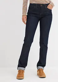 Jeans elasticizzati straight, vita media, bonprix
