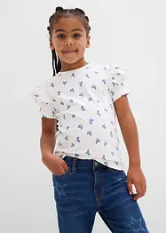 T-shirt in misto cotone biologico elasticizzato, bonprix