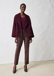 Pantaloni aderenti con lana, bonprix