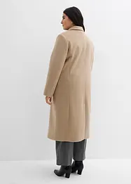 Cappotto doppiopetto in simil lana, bonprix