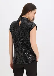 Tuta con paillettes, bonprix