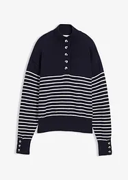 Maglione con bottoni, bonprix
